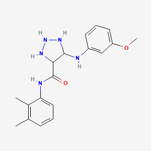 N-(2,3-dimethylphenyl)-5-(3-methoxyanilino)triazolidine-4-carboxamide