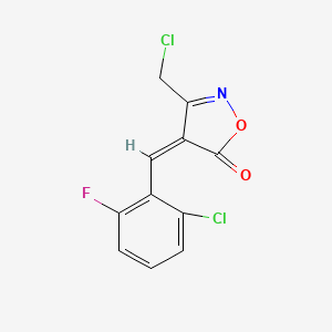 4-(2-Chloro-6-fluorobenzylidene)-3-(chloromethyl)isoxazol-5(4H)-one