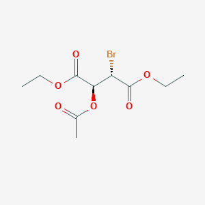 diethyl (2S,3S)-2-acetyloxy-3-bromobutanedioate