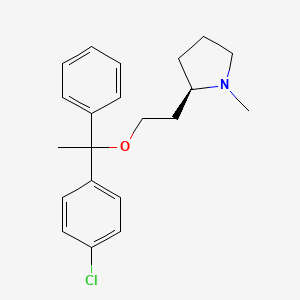 (R)-2-[2-[1-(4-Chlorophenyl)-1-phenylethoxy]ethyl]-1-methylpyrrolidine