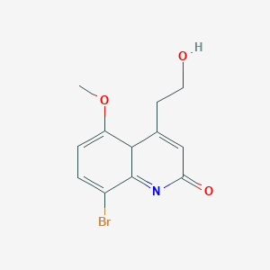 8-bromo-4-(2-hydroxyethyl)-5-methoxy-4aH-quinolin-2-one