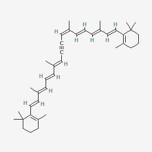 molecular formula C40H54 B1234246 15,15'-Didehydro-beta,beta-carotene CAS No. 4481-69-0