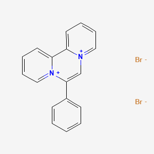 8-phenyl-7,10-diazoniatricyclo[8.4.0.02,7]tetradeca-1(14),2,4,6,8,10,12-heptaene;dibromide