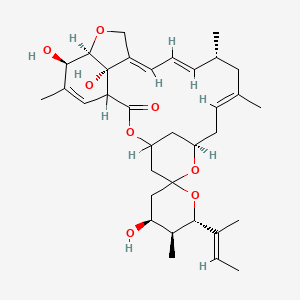 molecular formula C34H48O8 B1234250 LL-F 28249β CAS No. 102042-08-0