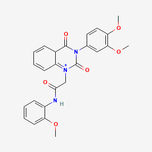 2-[3-(3,4-dimethoxyphenyl)-2,4-dioxo-1,2,3,4-tetrahydroquinazolin-1-yl]-N-(2-methoxyphenyl)acetamide