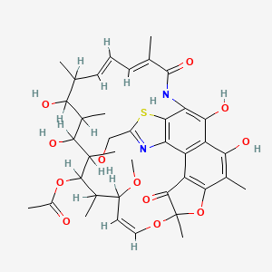 molecular formula C39H48N2O12S B1234261 Rifamycin Q CAS No. 59232-88-1