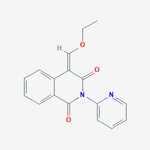 4-Ethoxymethylene-2-pyridin-2-yl-4H-isoquinoline-1,3-dione