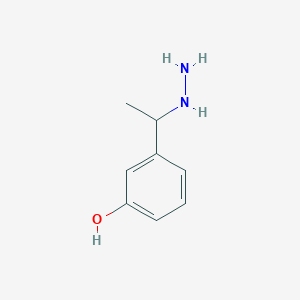 3-(1-Hydrazinylethyl)phenol