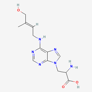 molecular formula C13H18N6O3 B1234269 Lupinic acid 