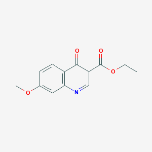 ethyl 7-methoxy-4-oxo-3H-quinoline-3-carboxylate