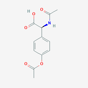 molecular formula C12H13NO5 B12342710 Ac-Phg(4-OAc)-OH 