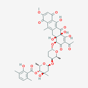 molecular formula C44H48O18 B1234282 Polyketomycin CAS No. 200625-47-4