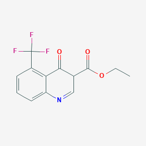 ethyl 4-oxo-5-(trifluoromethyl)-3H-quinoline-3-carboxylate