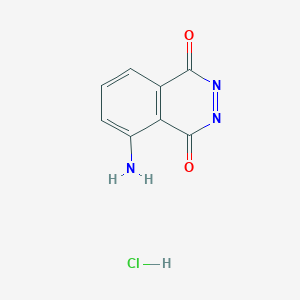 5-Aminophthalazine-1,4-dione;hydrochloride