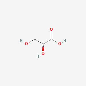 B1234286 (2S)-2,3-dihydroxypropanoic acid CAS No. 28305-26-2