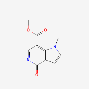 methyl 1-methyl-4-oxo-3aH-pyrrolo[3,2-c]pyridine-7-carboxylate