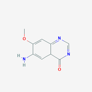 6-amino-7-methoxy-4aH-quinazolin-4-one