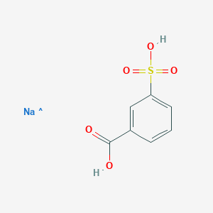 molecular formula C7H6NaO5S B12342893 Sodium 3-sulfobenzoic acid 