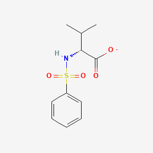 (2R)-2-(benzenesulfonamido)-3-methyl-butanoate