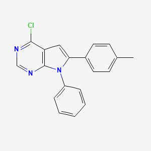 4-Chloro-7-phenyl-6-(p-tolyl)-7H-pyrrolo[2,3-d]pyrimidine