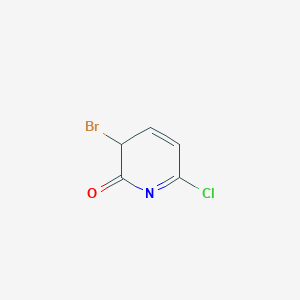 molecular formula C5H3BrClNO B12342954 3-bromo-6-chloro-3H-pyridin-2-one 