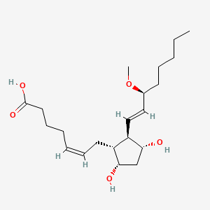molecular formula C21H36O5 B1234301 Prostaglandin F2alpha 15-methyl ether CAS No. 40834-96-6