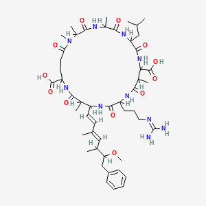molecular formula C49H76N10O12 B1234302 Dihydromicrocystin-LR CAS No. 129678-94-0
