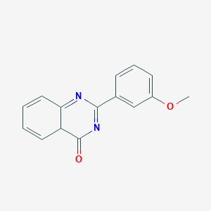 molecular formula C15H12N2O2 B12343092 2-(3-methoxyphenyl)-4aH-quinazolin-4-one 