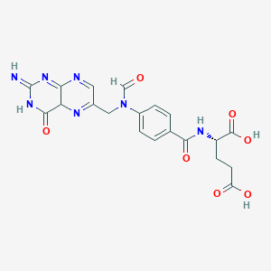 (2S)-2-[[4-[formyl-[(2-imino-4-oxo-4aH-pteridin-6-yl)methyl]amino]benzoyl]amino]pentanedioic acid