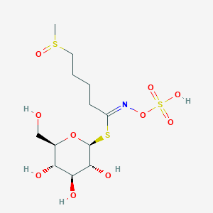 molecular formula C12H23NO10S3 B1234311 萝卜硫素 