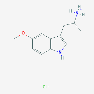 molecular formula C12H17ClN2O B123432 5-Methoxy-alpha-methyltryptamine hydrochloride CAS No. 1016-44-0