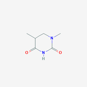 molecular formula C6H10N2O2 B12343247 1,5-Dimethyldihydropyrimidine-2,4(1h,3h)-dione CAS No. 6299-61-2