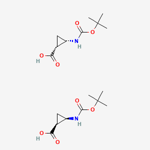 (1R,2S)-rel-2-{[(tert-butoxy)carbonyl]amino}cyclopropane-1-carboxylic acid