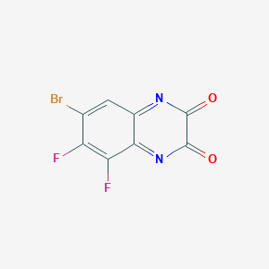 7-Bromo-5,6-difluoroquinoxaline-2,3-dione