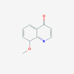 molecular formula C10H9NO2 B12343353 8-methoxy-8H-quinolin-4-one 