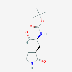 tert-butyl ((S)-1-oxo-3-((S)-2-oxopyrrolidin-3-yl)propan-2-yl)carbamate