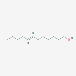 molecular formula C12H24O B1234338 7-十二碳烯-1-醇 
