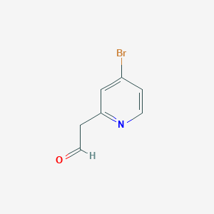 2-(4-Bromopyridin-2-YL)acetaldehyde