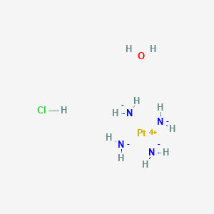 molecular formula ClH11N4OPt B12343417 Azanide;platinum(4+);hydrate;hydrochloride 