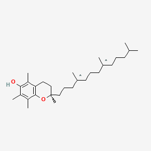 molecular formula C29H48O2 B12343432 2H-1-Benzopyran-6-ol,3,4-dihydro-2,5,7,8-tetramethyl-2-[(4R,8R)-4,8,12-trimethyltridecyl]-,(2R)- 