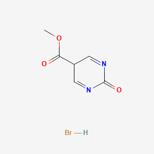 methyl 2-oxo-5H-pyrimidine-5-carboxylate;hydrobromide