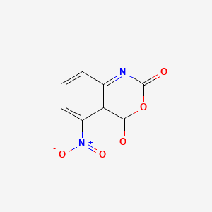 molecular formula C8H4N2O5 B12343460 5-nitro-4aH-3,1-benzoxazine-2,4-dione 