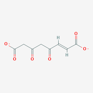 4-Fumarylacetoacetate(2-)