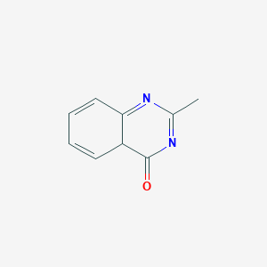 molecular formula C9H8N2O B12343592 2-methyl-4aH-quinazolin-4-one 