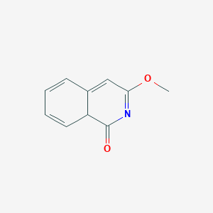 molecular formula C10H9NO2 B12343605 3-methoxy-8aH-isoquinolin-1-one 