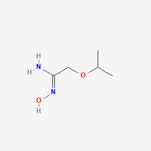 molecular formula C5H12N2O2 B12343610 N'-hydroxy-2-(propan-2-yloxy)ethanimidamide 