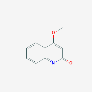 molecular formula C10H9NO2 B12343660 4-methoxy-4aH-quinolin-2-one 