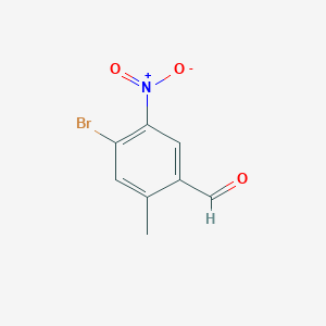 4-Bromo-2-methyl-5-nitrobenzaldehyde