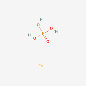 molecular formula FeH3O4P B12343738 Iron;phosphoric acid CAS No. 18718-08-6