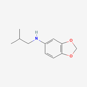 N-(2-methylpropyl)-2H-1,3-benzodioxol-5-amine